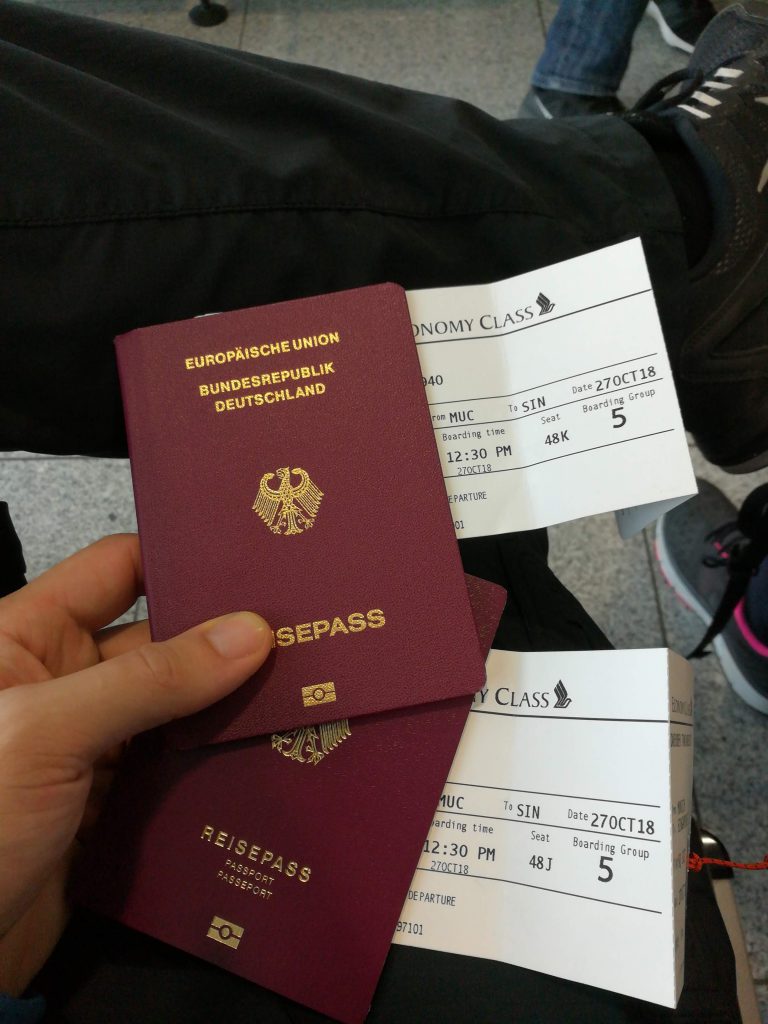 Auf dem Flughafen
