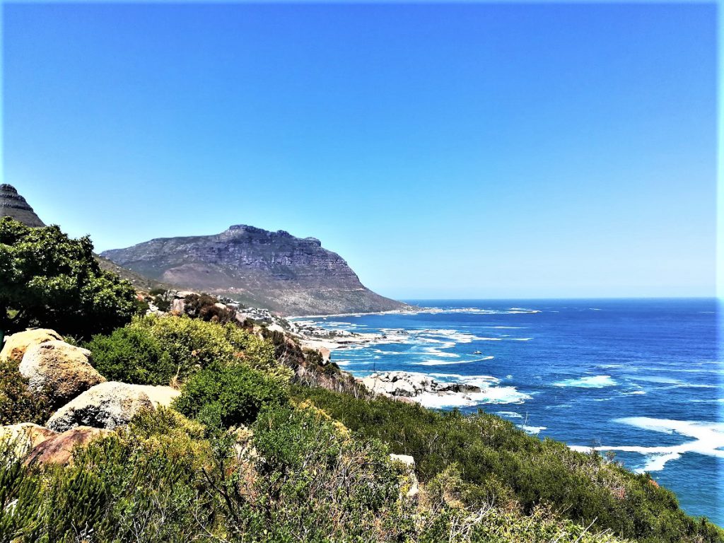 Entllang der Küste gehts auf nach Hout Bay