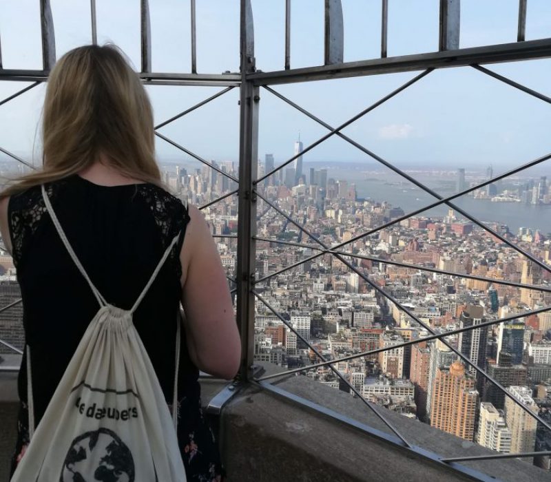 Auf dem Empire State Building in New York